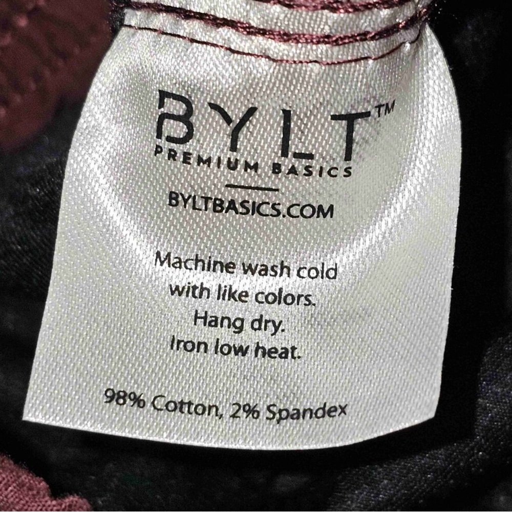 BYLT Burgundy Jogger Pants - Picture 6 of 6